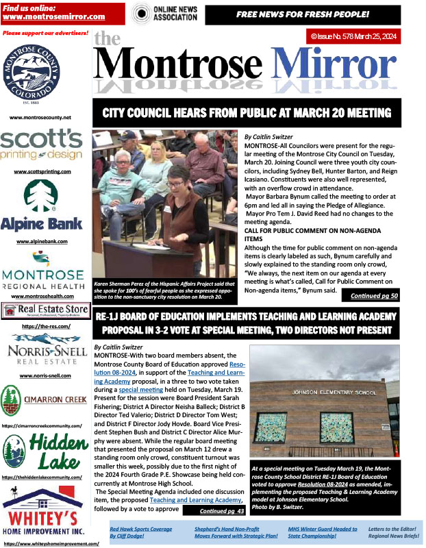 Latest Issues The Montrose Mirror